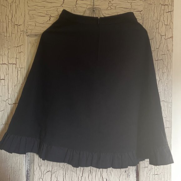 Downeast navy blue professional skirt with zip down back - Picture 3 of 4
